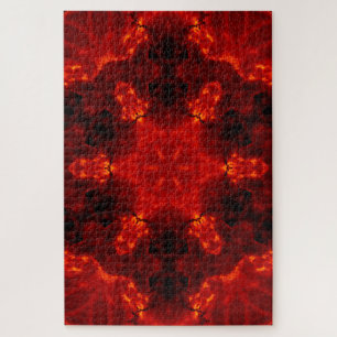 Puzzle Kaleidoscope flamboyant flocon de neige Orange Gra