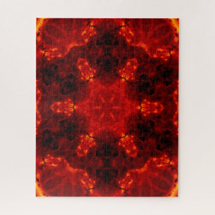 Puzzle Kaleidoscope flamboyant flocon de neige Orange Gra