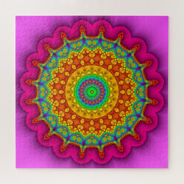 Puzzle Kaléidoscope prismatique de fractale (Horizontal)