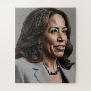 Puzzle Kamala Harris 2024 VP à Présidente Femme Noire 24