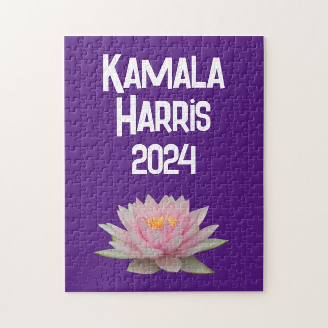 Puzzle Kamala Harris Lotus 2024 (Vertical)