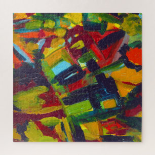 Puzzle Kandinsky '304' Peinture Abstraite colorée