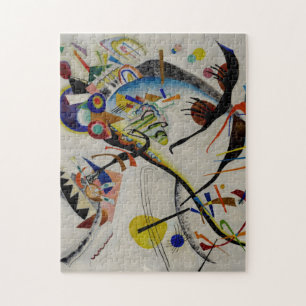 Puzzle Kandinsky Blue Segment Abstract Painting