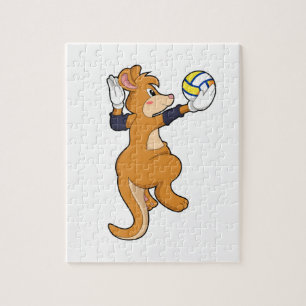 Puzzle Kangaroo pour le volleyball
