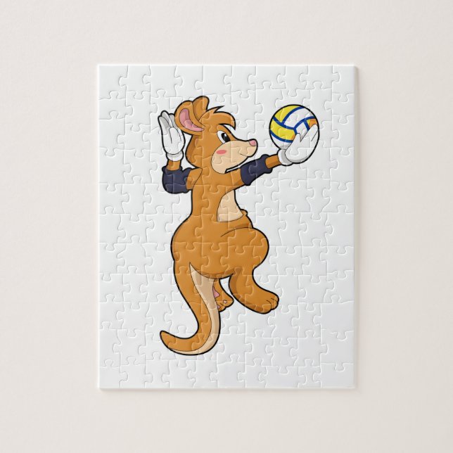 Puzzle Kangaroo pour le volleyball (Vertical)