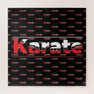 Puzzle Karate Martial Arts Rouge