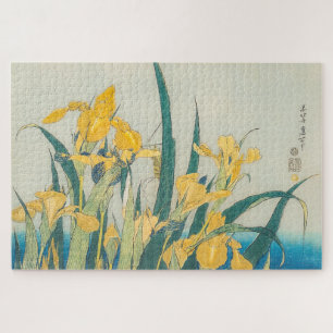 Puzzle Katsushika Hokusai - Grasshopper et Iris