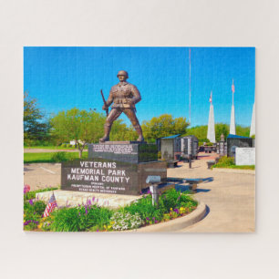 Puzzle Kaufman County Veterans Memorial Normandy France