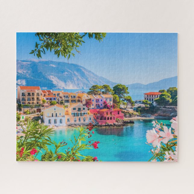 Puzzle Kefalonia, Grèce, Assos (Horizontal)