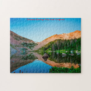 Puzzle Kelly Lake California. voeux de Noël