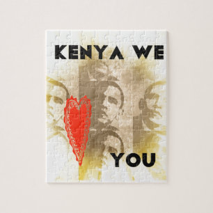 Puzzle Kenya We Lovely You Perspective Art Design