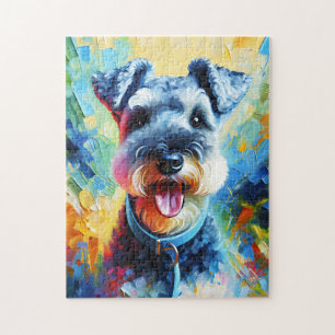 Puzzle Kerry Blue Terrier Chien acrylique Amoureux des ch