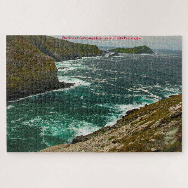 Puzzle Kerry Cliffs Portmagee Kerry Irlande. Jigsaw Puzzl (Horizontal)