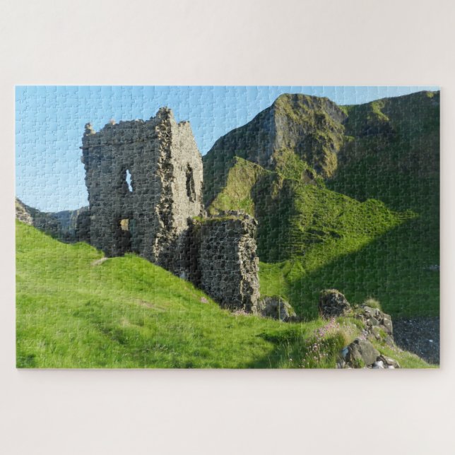 Puzzle Kinbane Castle Antrim Irlande. (Horizontal)