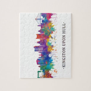 Puzzle Kingston sur Hull England Skyline