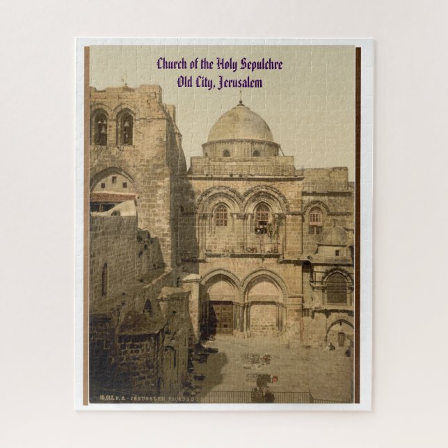 Puzzle: Kirche des Heiligen Sepulchers, Jerusalem (Vertikal)
