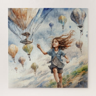 Puzzle kite volant