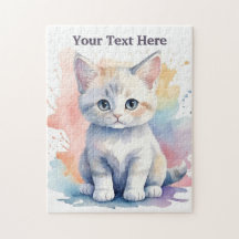 Puzzle Kitten personnalisable
