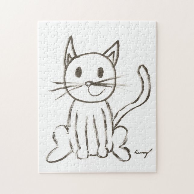Puzzle Kitty Peint (Vertical)