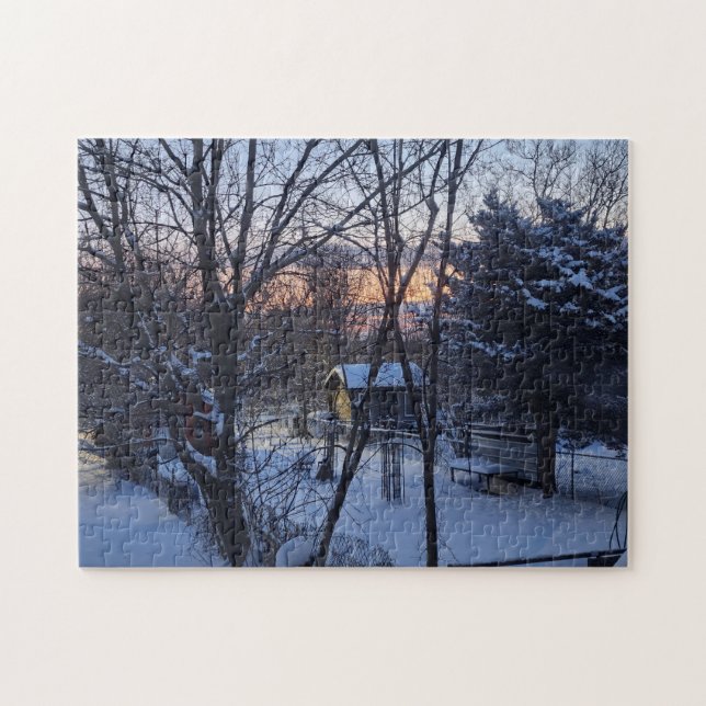 Puzzle - knuspriger Wintervormittag (Horizontal)