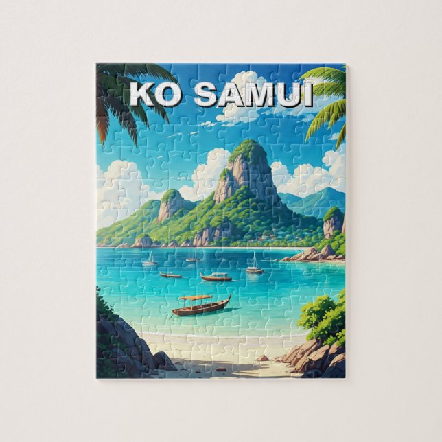 Puzzle Ko Samui Thaïlande (Vertical)