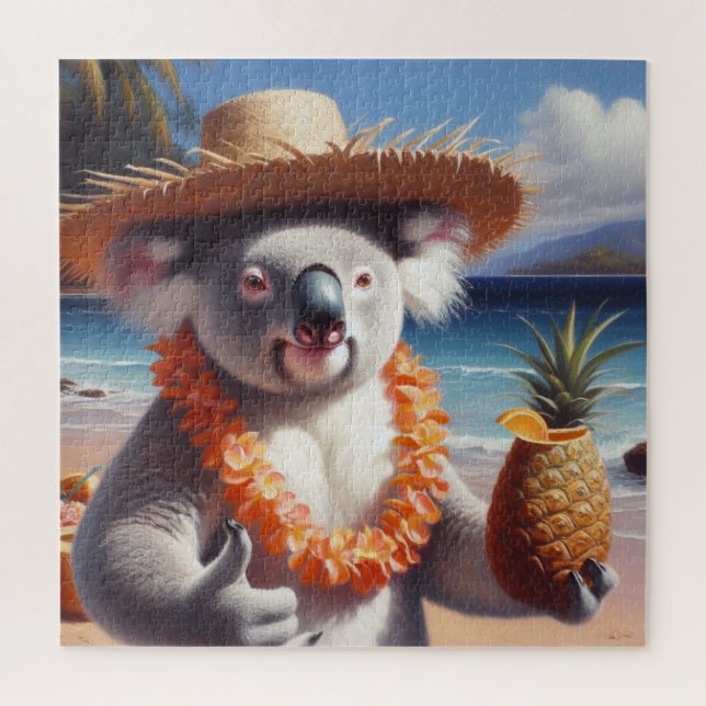 Puzzle Koala Luau (Vertical)