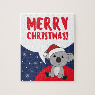 Puzzle Koala Noël Neige Animaux d'hiver Koalas Jigsaw