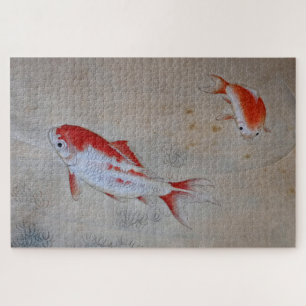 Puzzle Koi Fish - Art d'antan/Chine