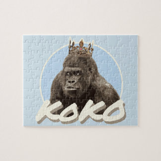 Puzzle Koko la couronne de port de gorille