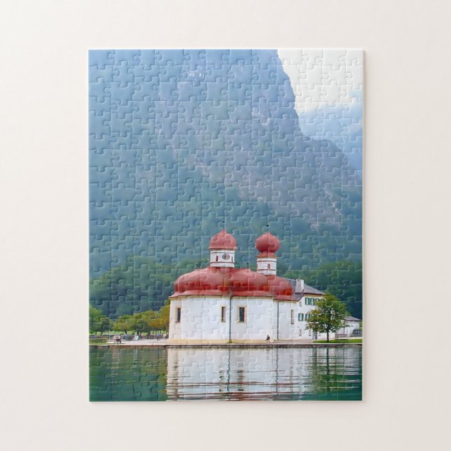 Puzzle Königsee St Barthélemy Allemagne. (Vertical)