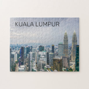 Puzzle Kuala Lumpur Malaisie Skyline Souvenir Vintage