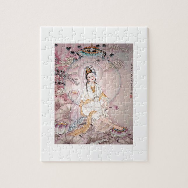 Puzzle Kuan Yin ; Déesse bouddhiste de compassion (Vertical)