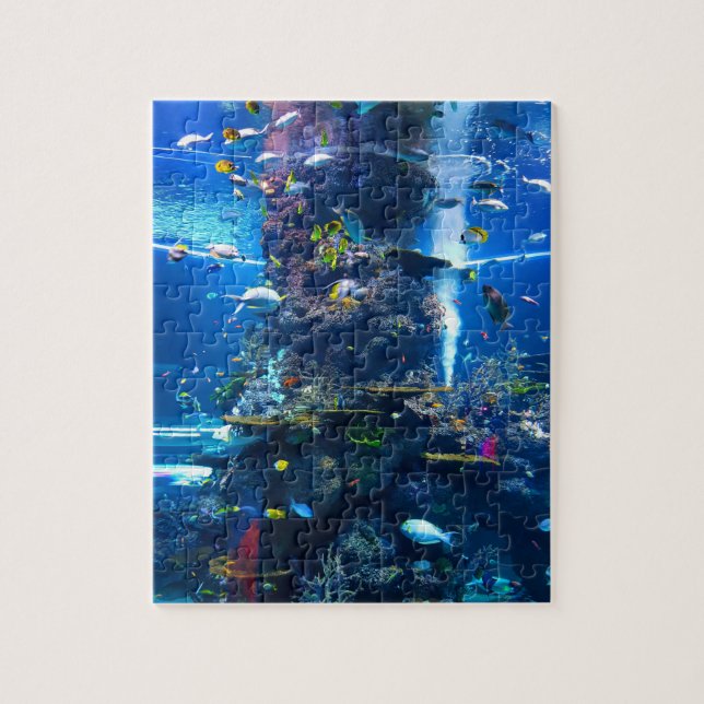 Puzzle La barrière de corail vivante avec le poisson (Vertical)
