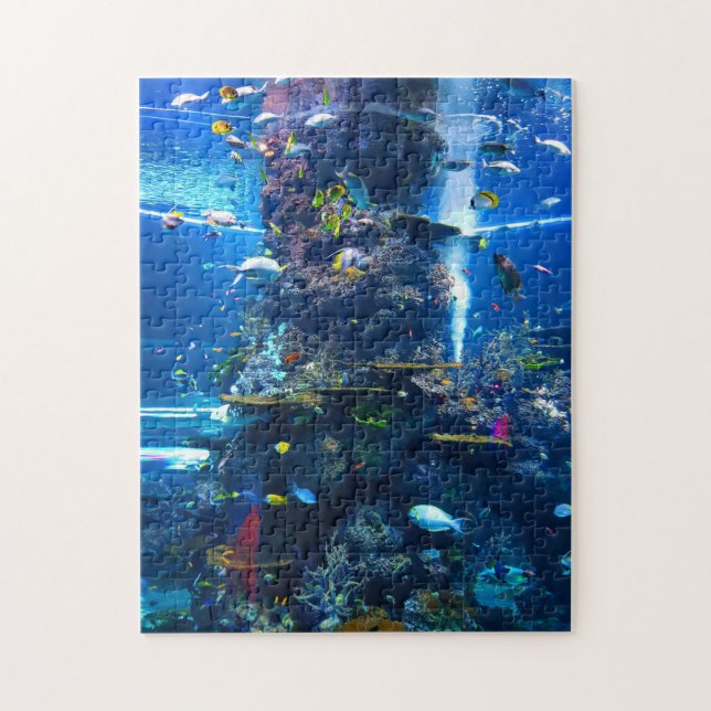 Puzzle La barrière de corail vivante avec le poisson (Vertical)
