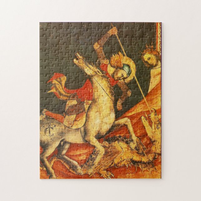 Puzzle La bataille de St George avec le dragon (Vertical)
