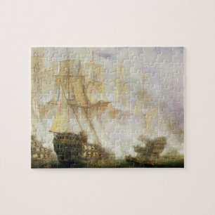 Puzzle La bataille de Trafalgar, c.1841 (huile sur la