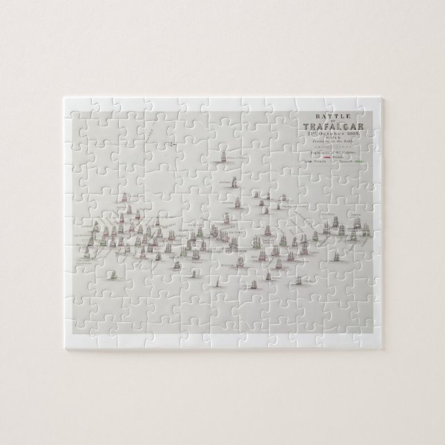 Puzzle La bataille de Trafalgar, le 21 octobre 1805, (Horizontal)