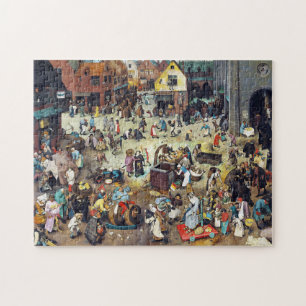 Puzzle La bataille entre Carnaval et Carême, Bruegel