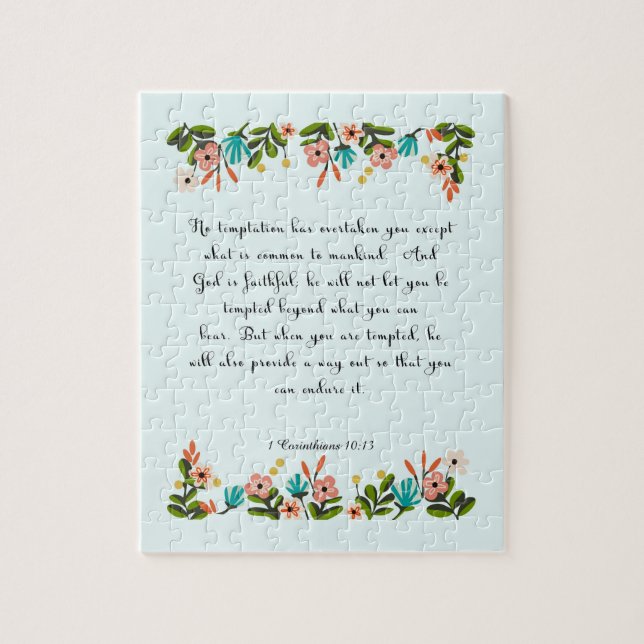 Puzzle La bible exprime l'art en vers - 1 10h13 de (Vertical)