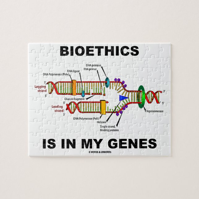 Puzzle La Bioéthique Est Dans Mes Gènes (Réplication De L (Horizontal)