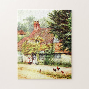 Puzzle La boutique Haslemere par Helen Allingham