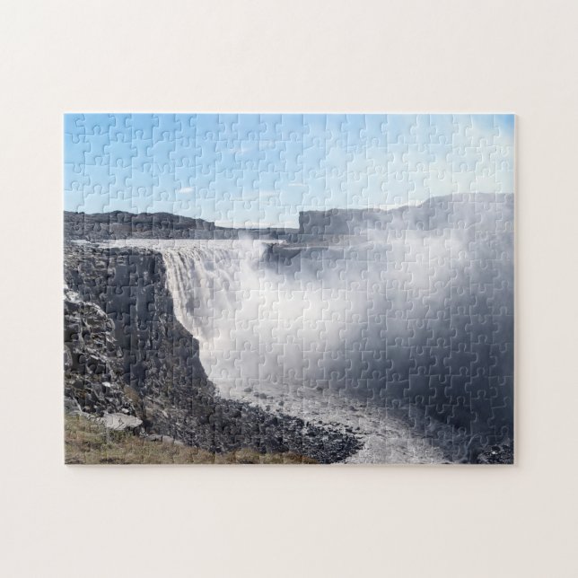 Puzzle La cascade de Dettifoss dans le parc national Vatn (Horizontal)