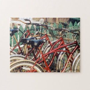 Puzzle "La casse-tête des bicyclettes de rouge