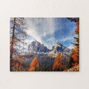Puzzle La chaîne de montagnes des Dolomites en Italie