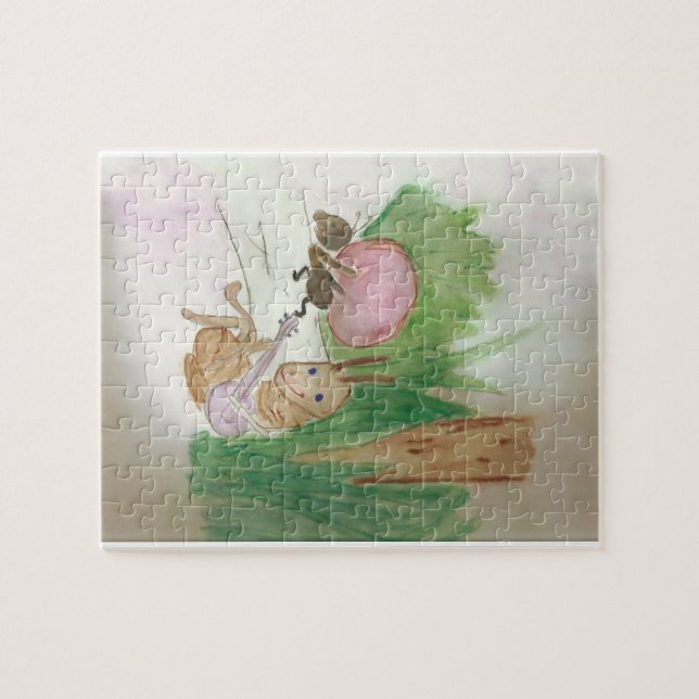 Puzzle la cigale et la fourmi (Horizontal)