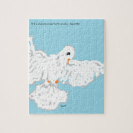 Puzzle : La colombe en vol