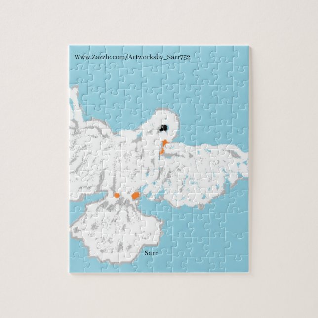 Puzzle : La colombe en vol (Vertical)