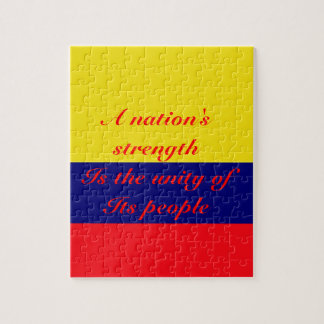 Puzzle La Colombie - la force d'une nation