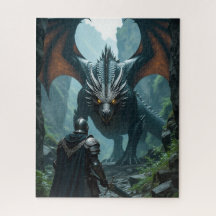 La confrontation chevalier contre dragon