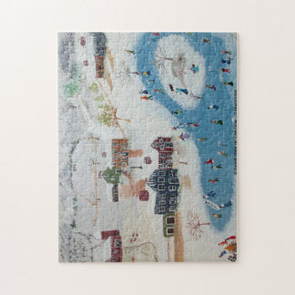 Puzzle La Course Autour De L'Étang